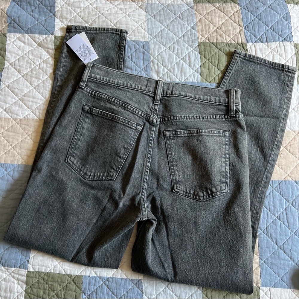 NWT Abercrombie & Fitch The Skinny High Rise Grey Women’s Skinny Jeans - Picture 4 of 6